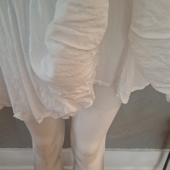 Wilfred  Women's White Ruffle Mini Dress Size M - Picture 6 of 12